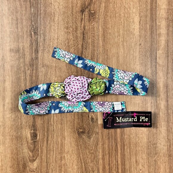 NWT Mustard Pie Alice Wrap In Royal Blue Sz M - Picture 11 of 12